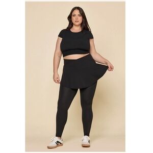 POPFLEX Crisscross Hourglass Sklegging Black Size XL 25" Inseam